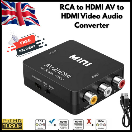 Rca hdmi video - av, to
