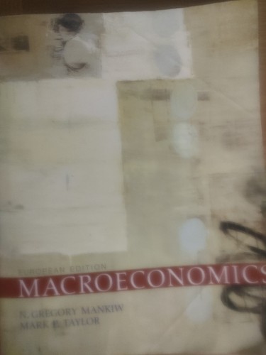 Macroeconomics gregory - by, n.