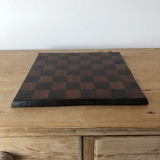 Antique Victorian Inlaid Wood Chess Board