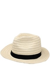 Mens Straw Fedora Hat by Chums
