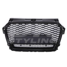 RS QUATTRO LOOK GRILLE BLACK FRONT BADGELESS GRILL FOR AUDI A1 8X FACELIFT 15-18