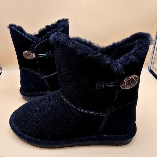 Bearpaw rosie black suede - bearpaw,