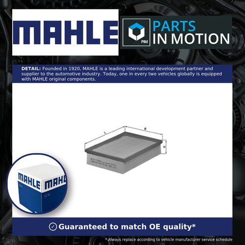 Air filter lx343 - air, mahle