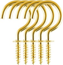 BRASS HOOKS PACK Cup *Screw