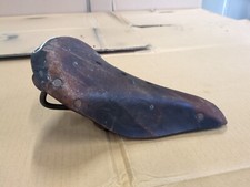 leather bike seat antique