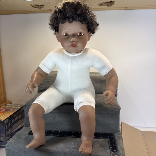 Vintage black doll ethnic - black, doll,