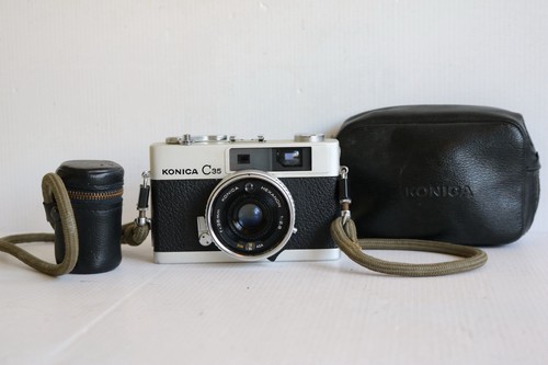 Konica c35 35mm camera with - c35,
