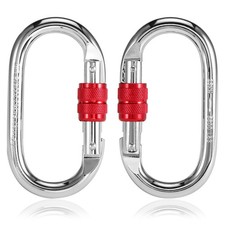 2 Pack 25KN Screw Locking Gate