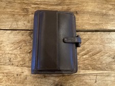 filofax ranger personal size .brown soft faux leather . super rare immaculate 
