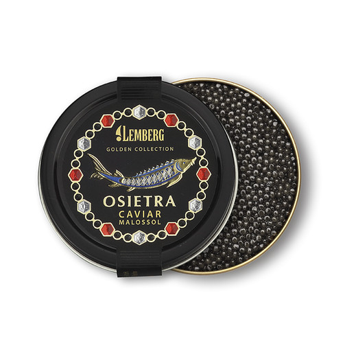 100g malossol black caviar - black,