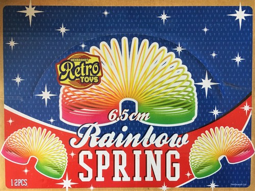Rainbow spring 5cm - 6.5cm,, slinky