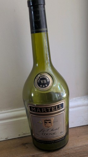 Martell cognac brandy empty - cognac,