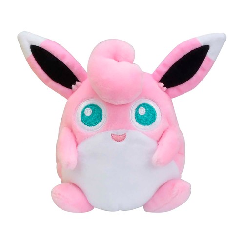 Wigglytuff fit plush - plush, sitting