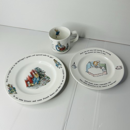 Wedgwood peter rabbit - 3, piece