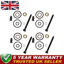 4 x INJECTOR SEAL KIT & BOLTS FIT BOSCH PD INJECTOR - VW TRANSPORTER 1.9 TDi UK