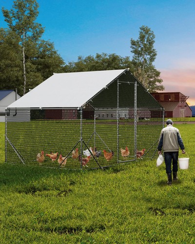 Metal chicken coop heavy - metal,