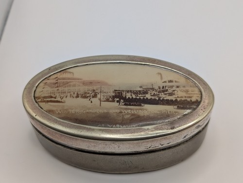 Antique victorian snuff box - snuff,