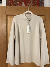 NEW Jaeger Wool/Cashmere soft jumper with side splits and wide sleeves size XL