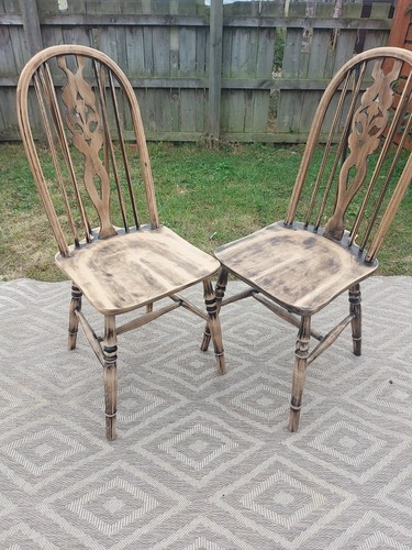 Pair vintage windsor - of,