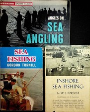 3 x Vintage Sea Fishing books