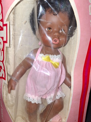Ideal tiny tears doll - doll, african