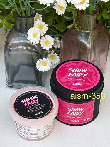 Lush snow fairy candle - lush, 200g