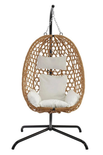 Hanging egg chair with metal - hanging,