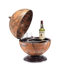 Galileo desk globe and drinks cabinet