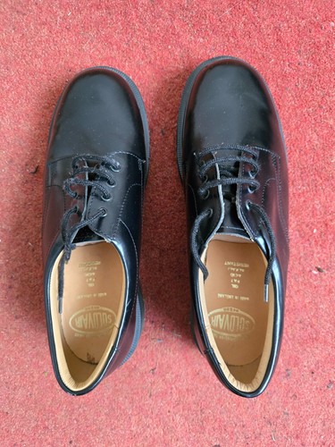 Solovair black leather eye - black,