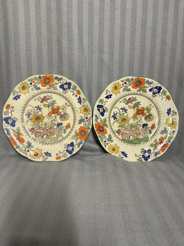 Pair rare antique mason s - pair, mason's