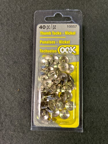 Pack thumb tack nickel - tack,