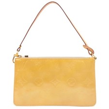 Louis Vuitton Monogram Vernis Lexington Handbag Beige Gold HDW M91010 Authentic