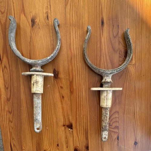 Metal boat rowlocks - boat,