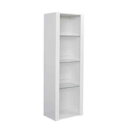 Tall led bookcase modern - led,