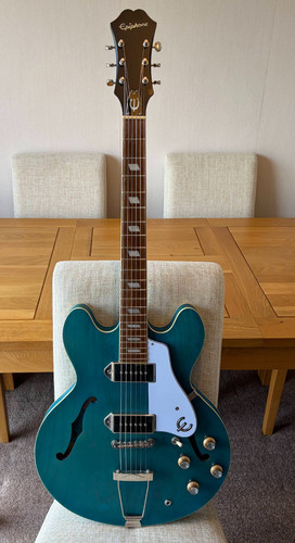 Epiphone casino worn blue - casino,