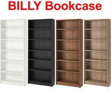 IKEA BILLY Bookcase Modern Storage Unit 80x28x202 cm Adjustable Shelves - Colour