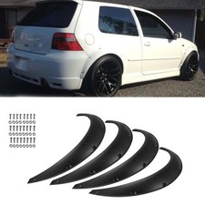 4pcs Fender Fender Flares Wide Body Wheel Arches Mudguards Kit For VW Golf MK2
