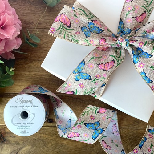 Spring easter ribbon natural - spring,