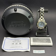 SEIKO Ladies Diver Watch 7N85-0070 SCUBA 200ｍ Blue Dial 30mm Qz JP Box - Rank C