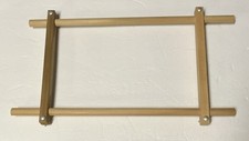 21" x 12" Wooden Scroll Frame Needlepoint Embroidery Tapestry & Crafts