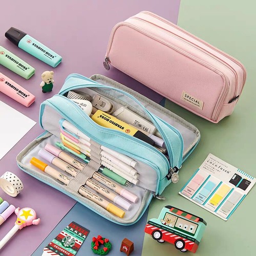 Large pencil case multi layer - pencil,