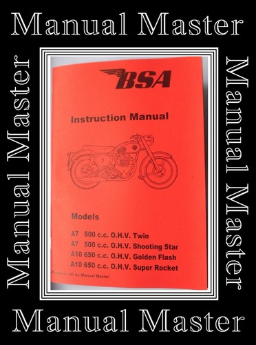 Bsa model a10 twin - a10, shooting
