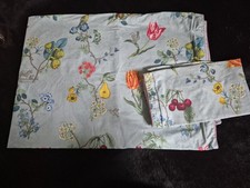 Pip Studio bedding 155x220 cm fruity flowers blue/green colorful *like new*