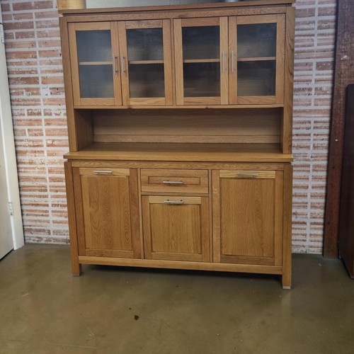 Solid wood oak cabinet dresser - solid,
