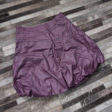 Purple Vintage Y2k Waxed Skirt