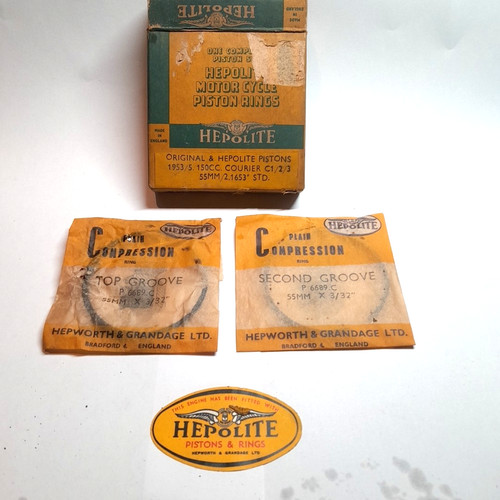 Hepolite piston rings 55mm - hepolite,