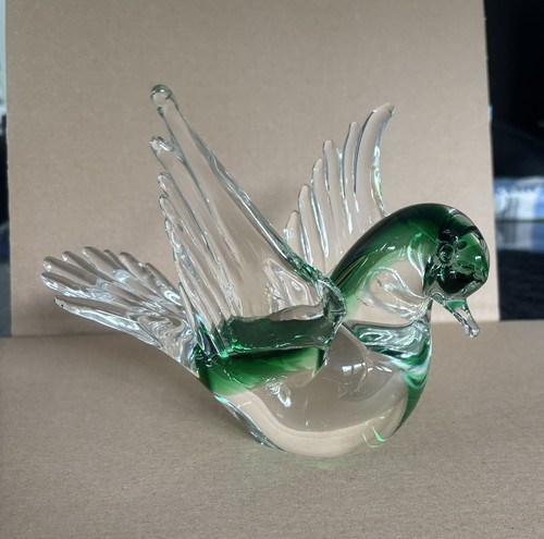 Vintage murano art glass - art, bird
