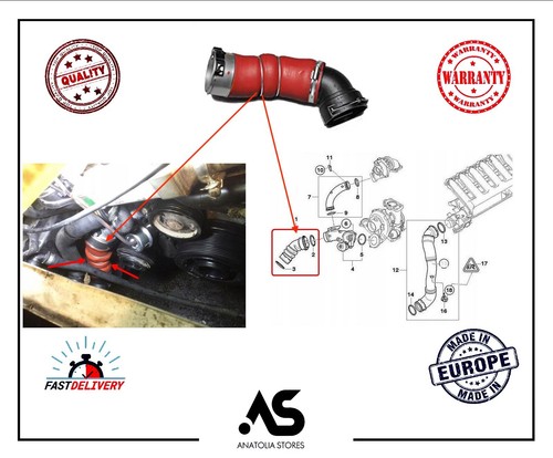 Intercooler pipe turbo hose - pipe,