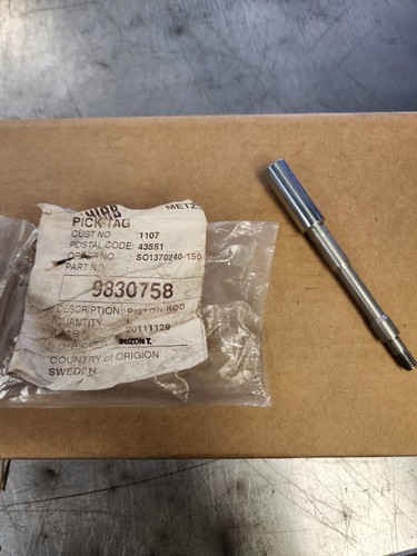 Hiab servo control piston rod - hiab,