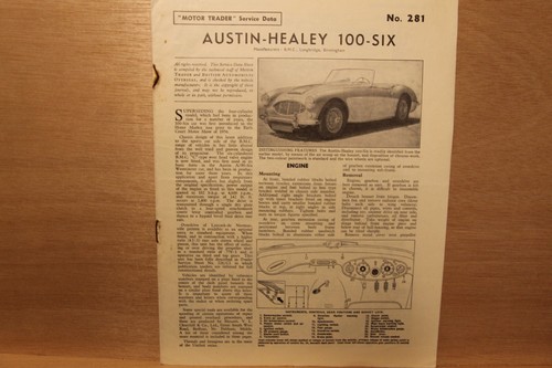 Original austin healey - original, 100-six